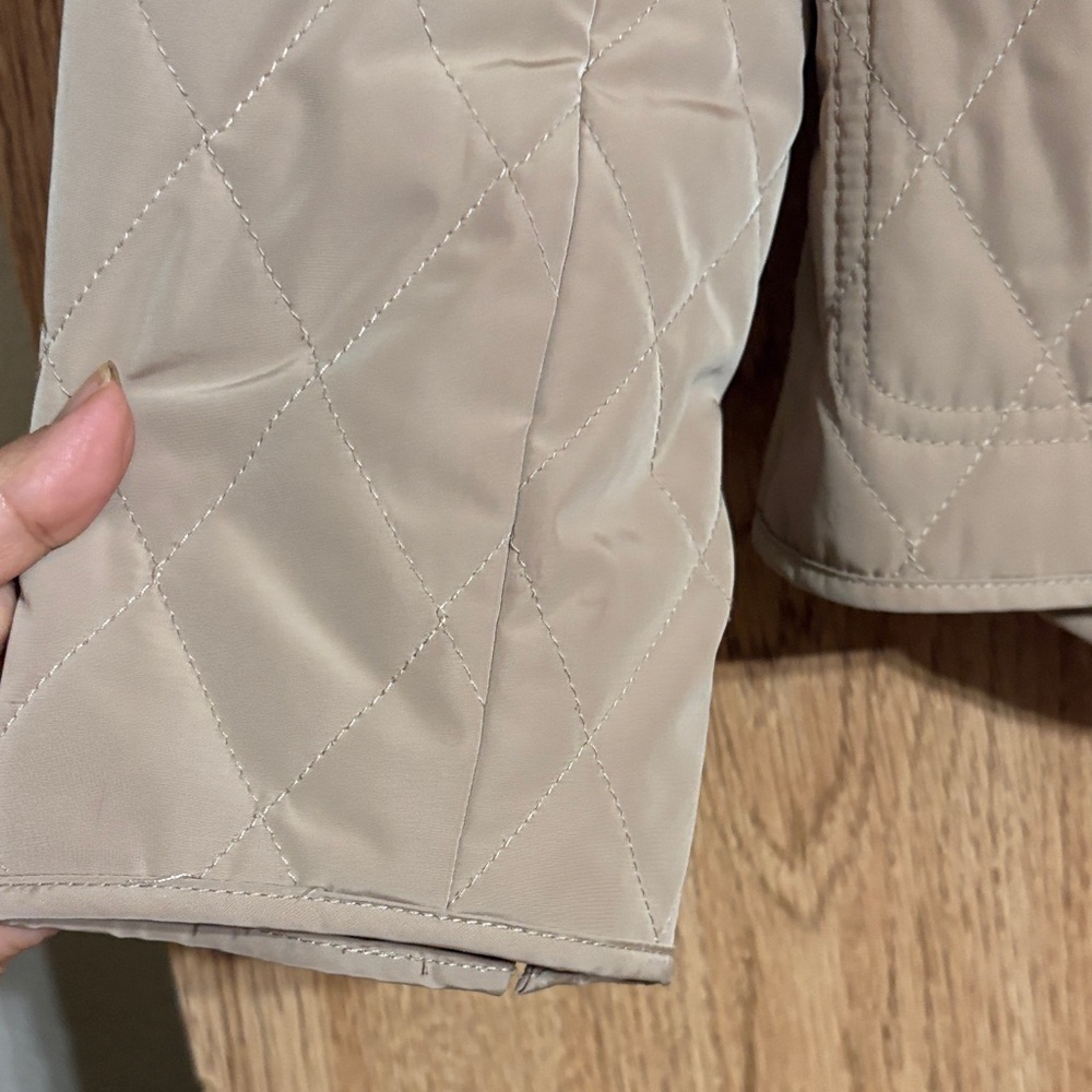 Talbots Beige Quilted Jacket - Picture 5 of 10